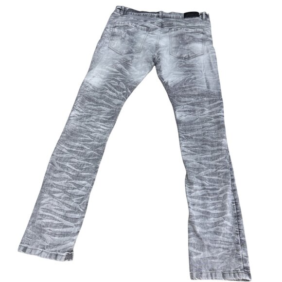 Evolution in Design Distressed Jean Men's Stretch Denim Pants, Size 36 x 34 - Picture 2 of 11